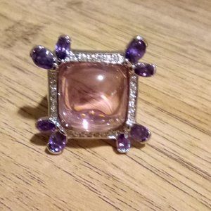 Camilla Collection Crystal Rhinestone Statement Cocktail Ring